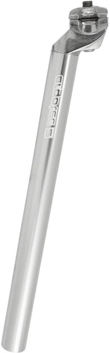 Fiets Zadelpen - Zadelsteun MTB - Fietsen Onderhoud - Aluminium Ergotec - 30 cm - Zilver