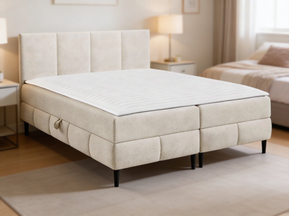 Velanto Boxspring – Koningstijl – Luxe Boxspring – Modern Design Bed – Comfortabel Hotelbed