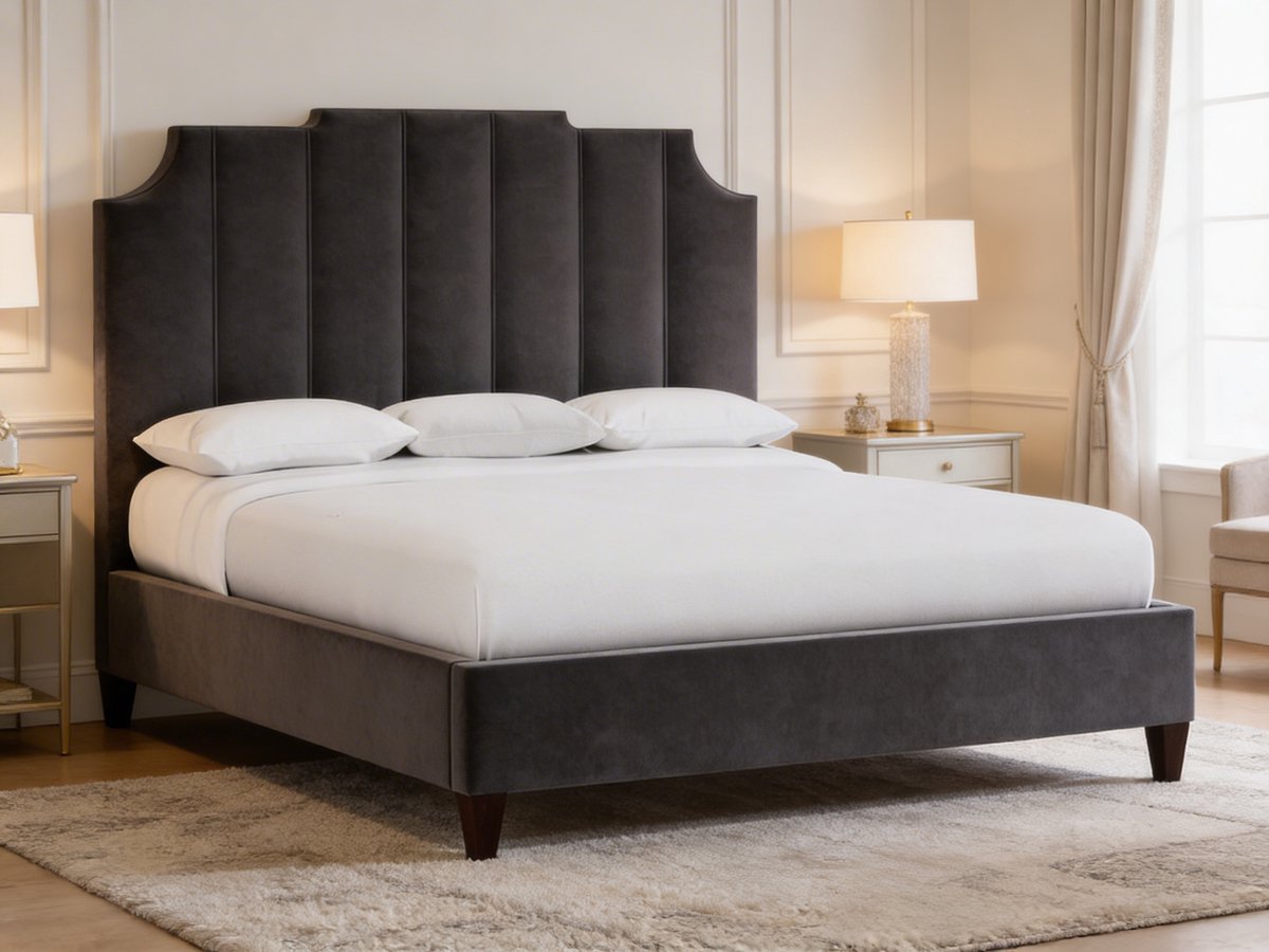 Lucarto Chocolate Boxspring – Koningstijl – Luxe Chocoladebruine Boxspring – Modern Design Bed – Comfortabel Hotelbed