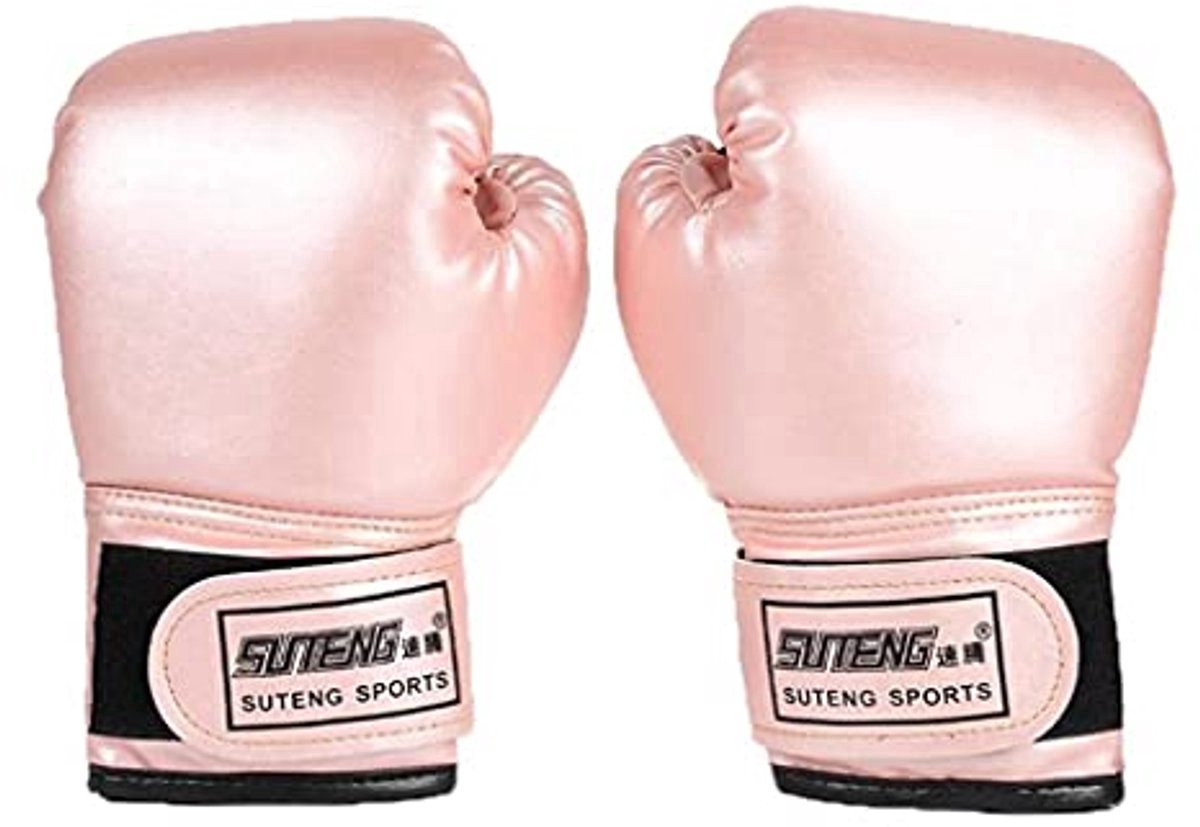 Bokshandschoenen - Kickboks Handschoenen - Boxing Gloves Set Vecht Handschoenen - Heren - Dames - Kind - Roze
