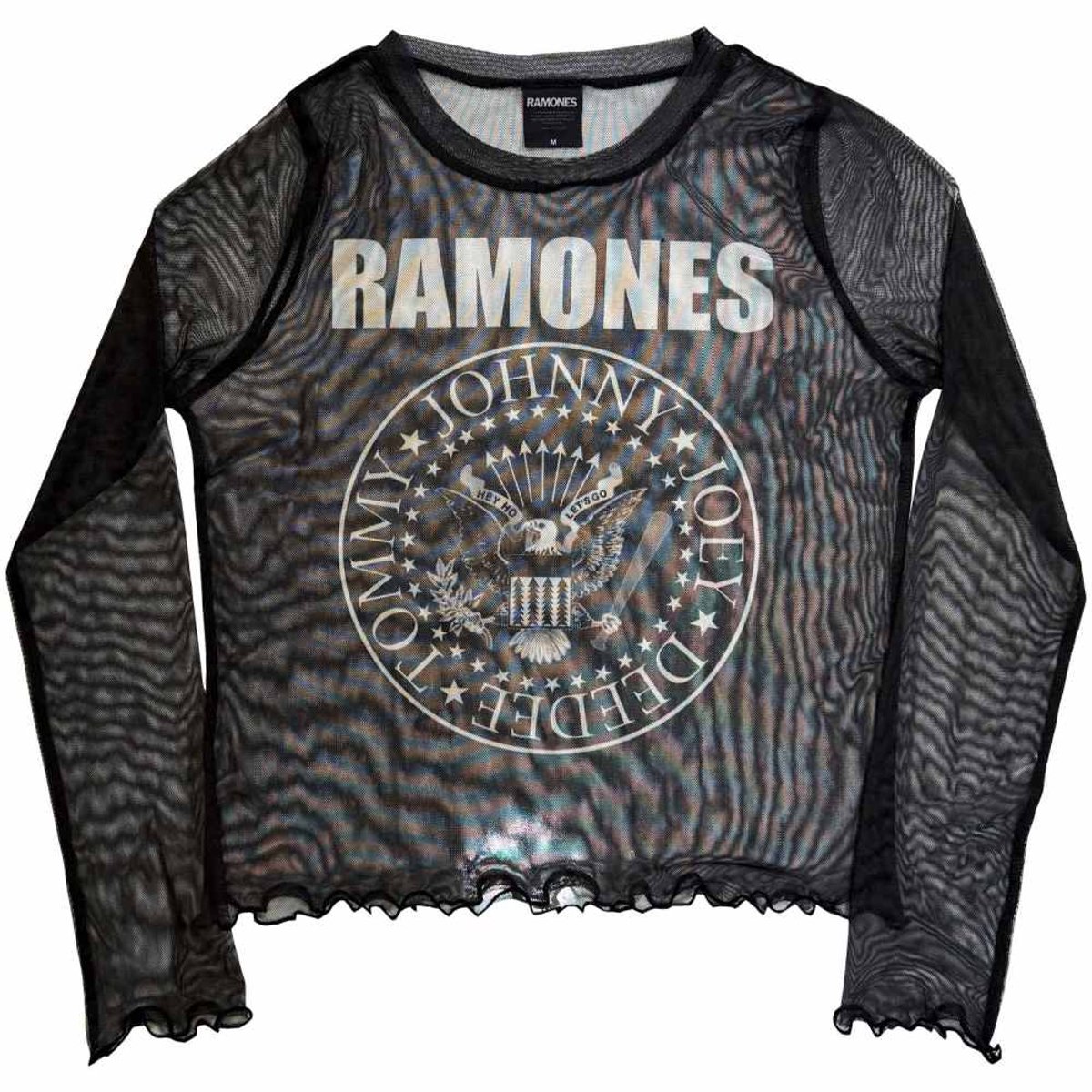 Ramones - Presidential Seal Crop top - L - Zwart