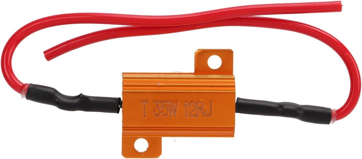 Set van 2 Aluminium Legering Weerstandssets voor LED Richtingaanwijzers en Mistlampen