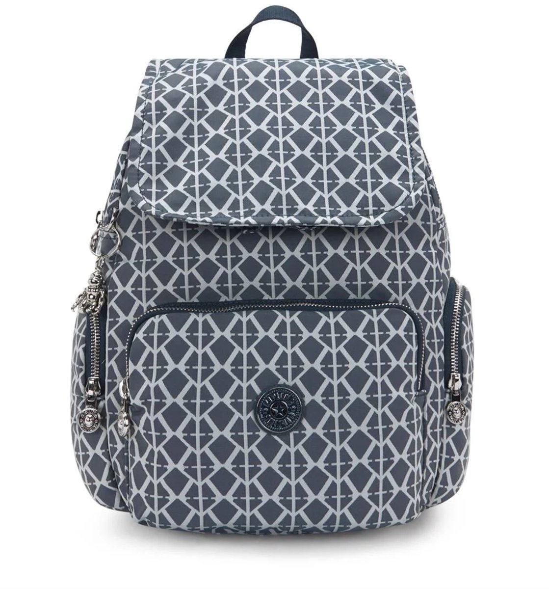 Kipling City Zip S Premium Elevated damesrugzak - Navy Sign JQ