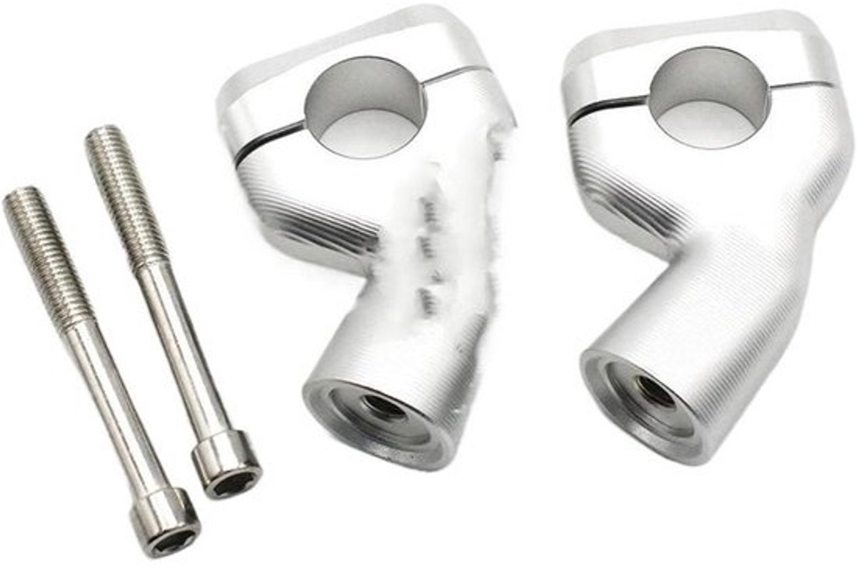 Stuurverhoger Motor - Stuurklem Adapter - Comfortabeler Rijden - Verstelbare Righthouding - Voor T100 T120 - Zilver