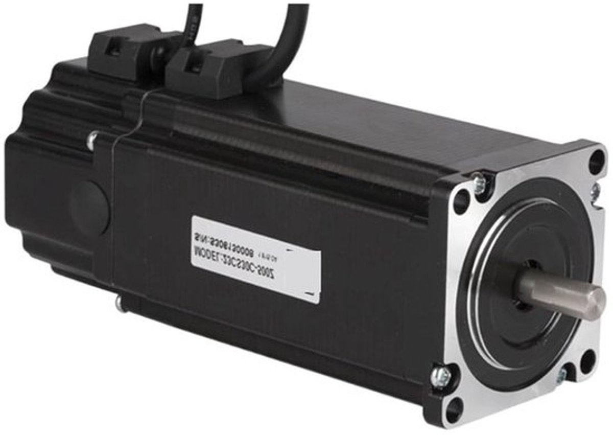 Stappenmotor 2 Fase - CNC Motor 3D Printer Motor - Precisie Beweging - Hoge Houdkoppel - 143mm - Zwart
