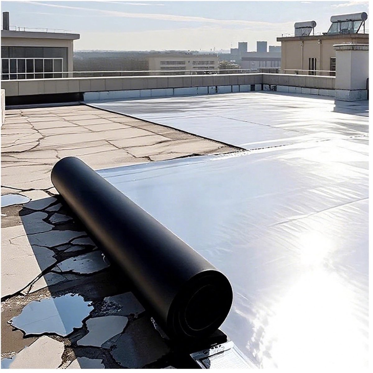 Aluminium Asfaltscheurtape - Thermische Isolatie - 1x15M - Zilver
