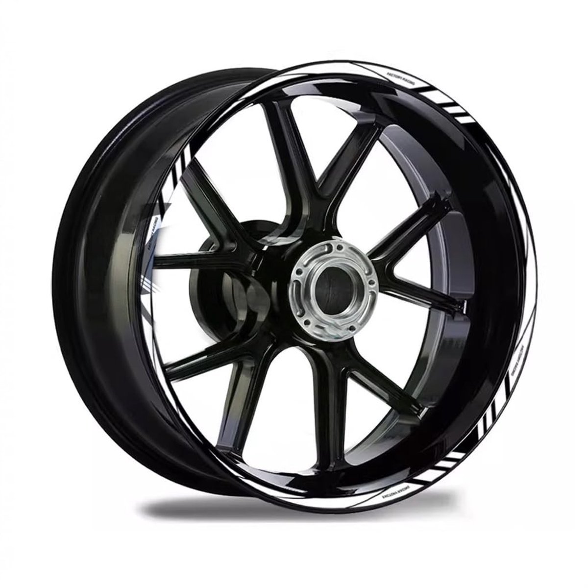 Velgstickers voor Motor - Weersbestendig PVC - 16 Stuks
