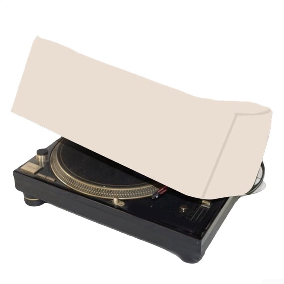 Vintage Turntable Cover - Stofbescherming voor Audio Apparatuur