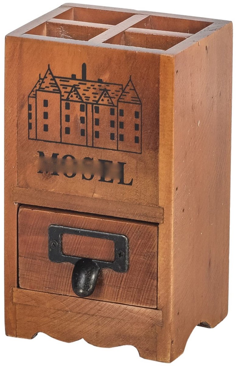 Houten Pennenhouder - Bruin - Organiseer je bureau