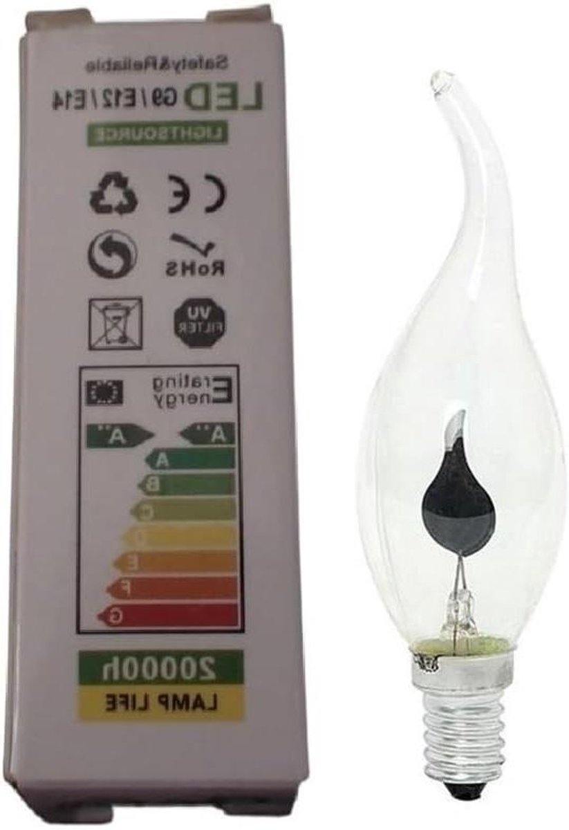 LED Kaarslampen - Decoratie lampen - Huisverlichting - Energiebesparend - 20 stuks - Warm