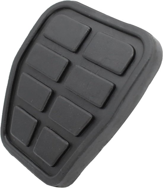 Pedaalhoezen Rubber - Remkoppelingspedaalhoes - Veiliger Rijden - Antislip Oppervlak - 6.3 cm Lengte - Zwart — afbeelding 2