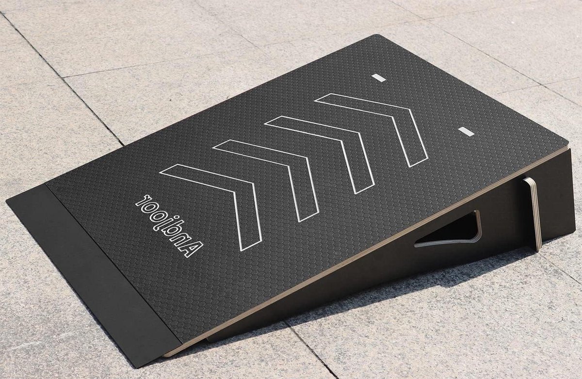 Skateboard Ramp Scooter BMX Ramp Stunt Uitvoeren Extra Breed Ontwerp 60cm Breed