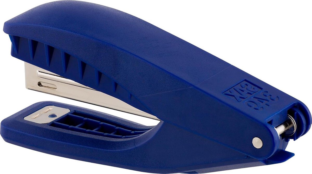 Bureau Nietmachine - Nietapparaat Kantoor - Documenten Bundelen - Robuust Metalen Mechanisme - 55 mm Diepte - Blauw