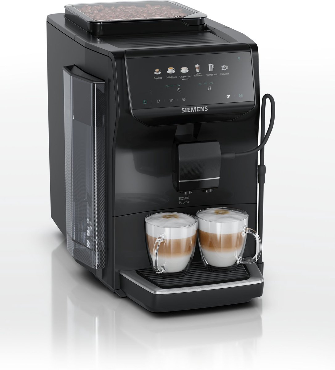 Siemens EQ500 iAroma - TP551E09 - Volautomatische koffiemachine - autoMilk Clean - Piano-zwart - 2026 editie