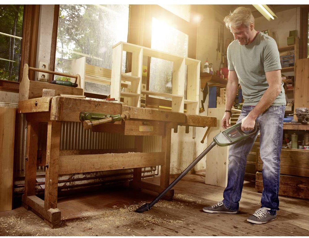 Bosch EasyVac 12 Kruimelzuiger Draadloos Zwart met Accu - afbeelding 2