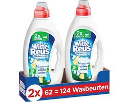 Witte Reus Ultra Concentrated Gel Wasmiddel | 2 x 62 wasbeurten | 124 wasbeurten | Voordeelverpakking