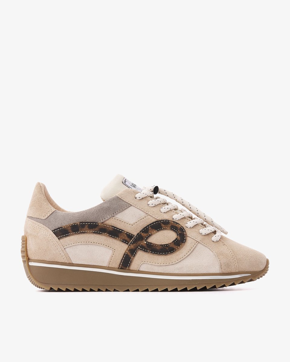 VIA VAI Mikki Eve Sneakers Dames - Leer,Suède - Beige - Maat 39