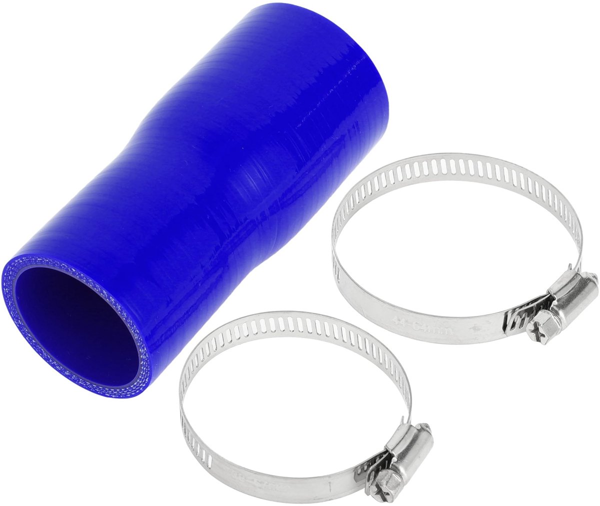 Dailygoods- Silicone Slang 4-Laags - 5mm Dikte - Binnendiameter 51-2.00"/1.77" - Lengte 127mm - Blauw - Bestand tegen Hoge Temperatuur - Koelslang