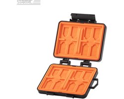 Étui pour cartes mémoire StartRC - Étui pour cartes SD / microSD - 24 emplacements - Avec mousqueton