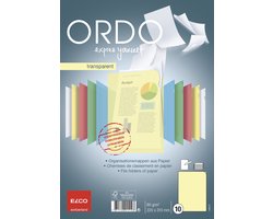 Elco Ordo Classico Transparant L-map Papier FSC A4 80 g/m² geel 10 stuks