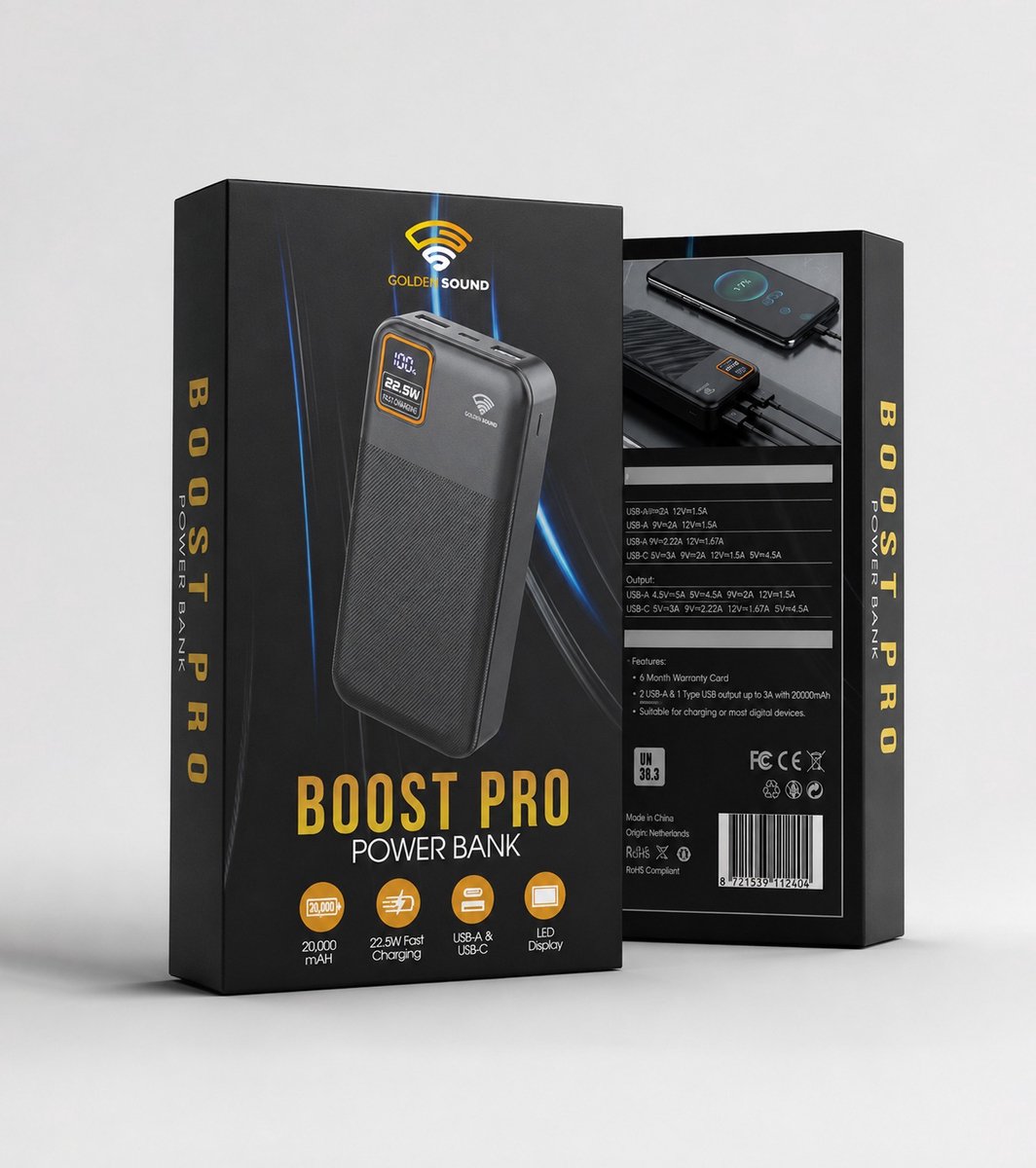 Golden Sound Boost Pro Powerbank