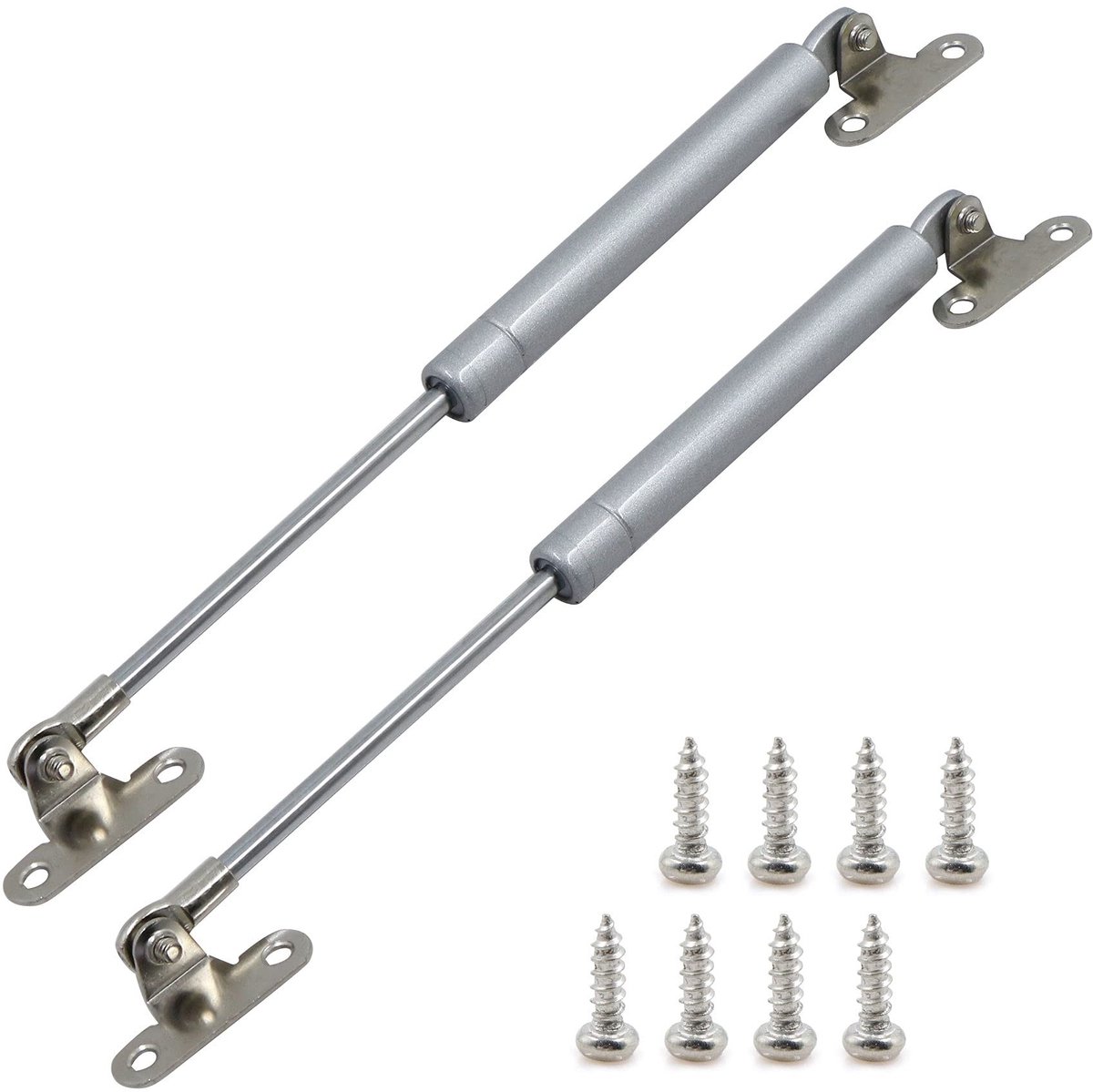 Dailygoods- Gasveer 100N - 2 Stuks - Draagvermogen 20 kg - Schokdemping - Geschikt voor Meubels - Lengte 268 mm - Pneumatische Gasveer