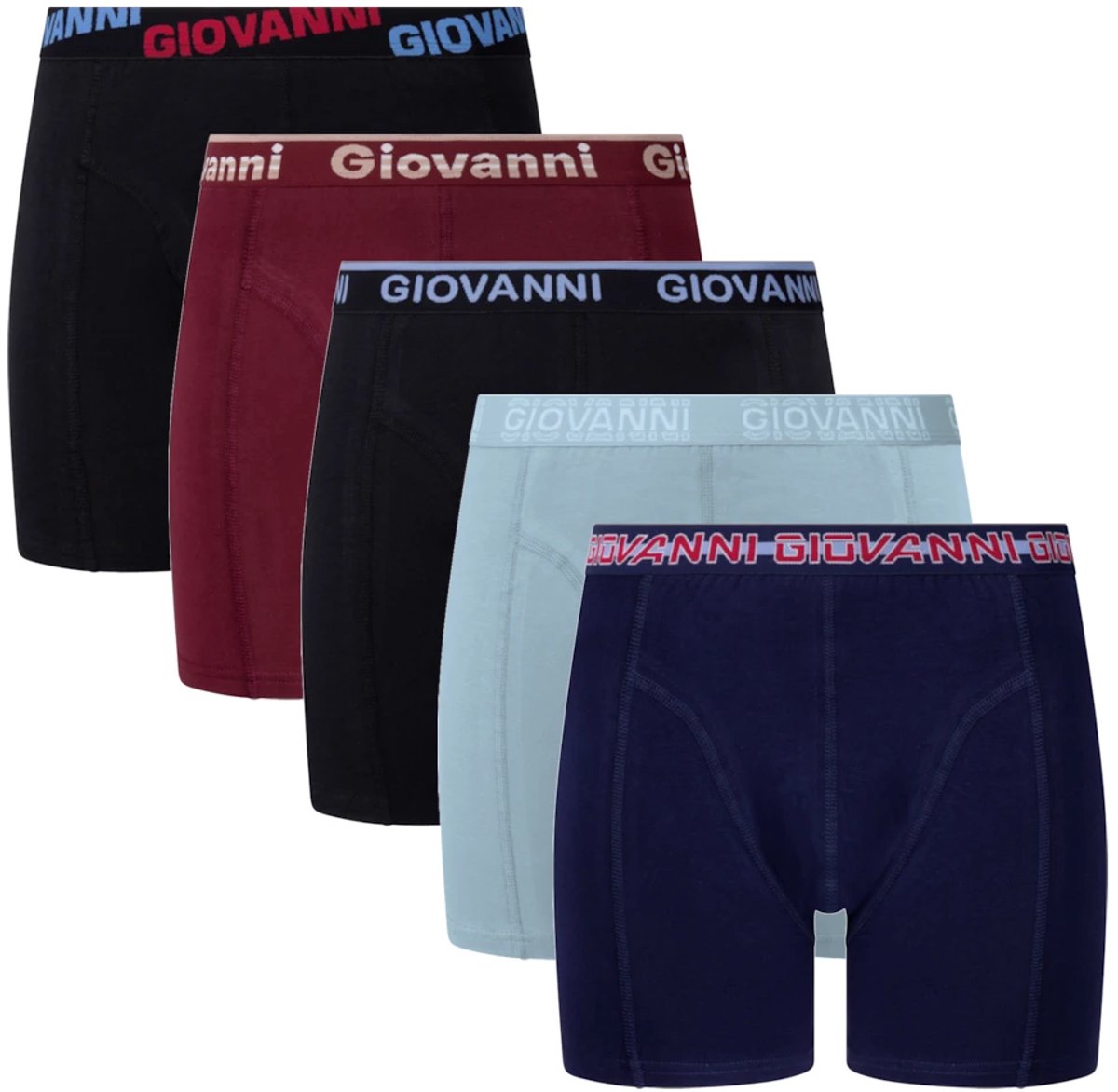 Giovanni heren boxershorts - 5-pack - maat L - M39 Box A