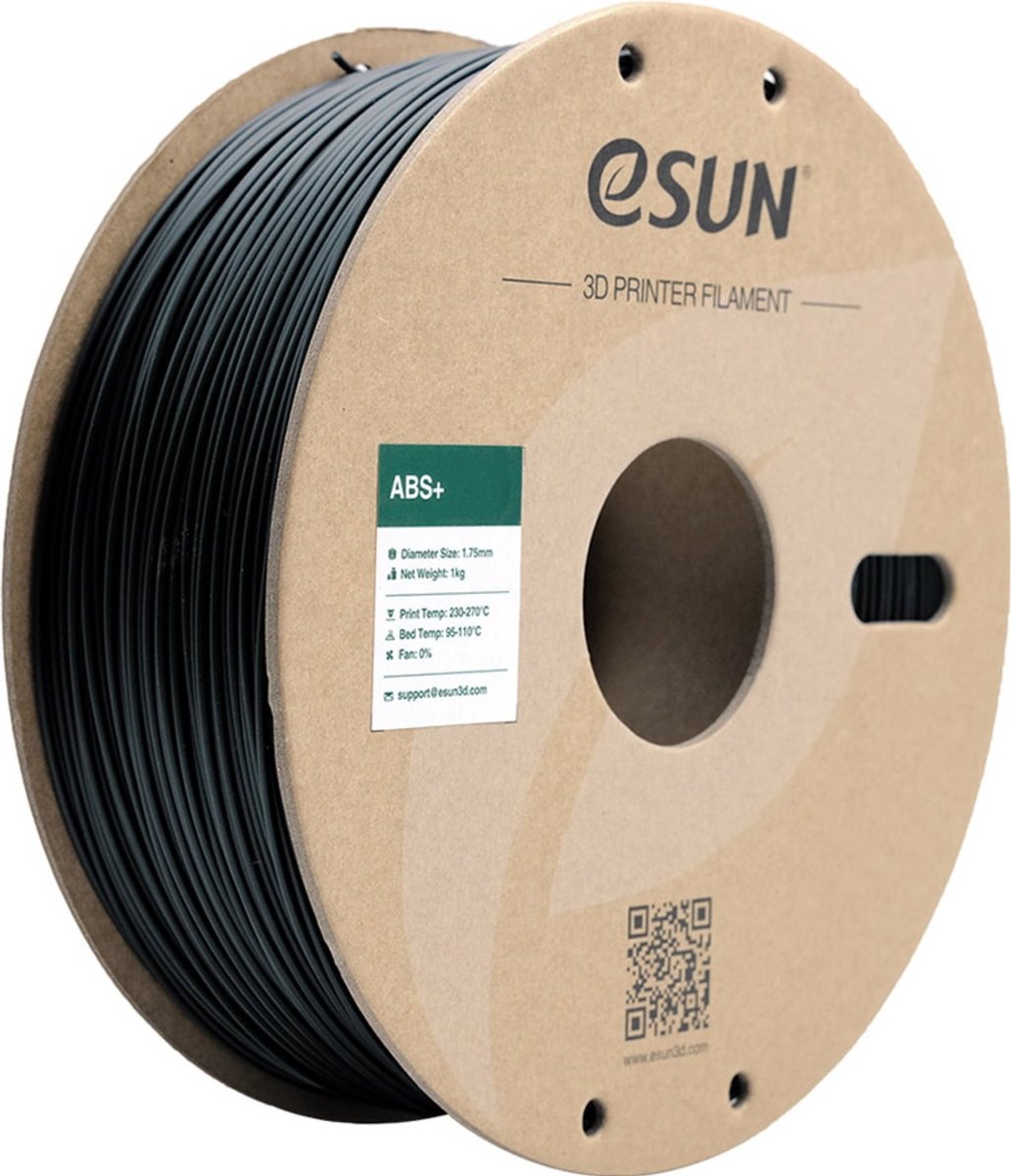 eSun ABS+ 1kg Black - 1.75mm - 3D printer filament