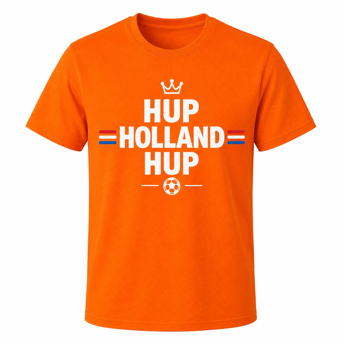 WK Shirt Nederland 2026 – Hup Holland Hup – Oranje Supportersshirt – Uniseks Voetbal T-Shirt