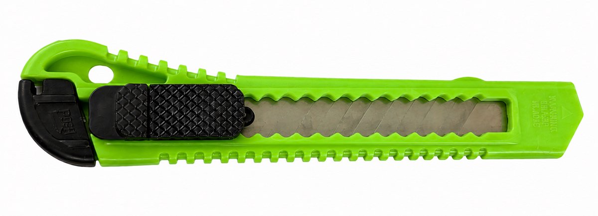 Elektrawebshop Afbreekmes 18mm groen - 213301