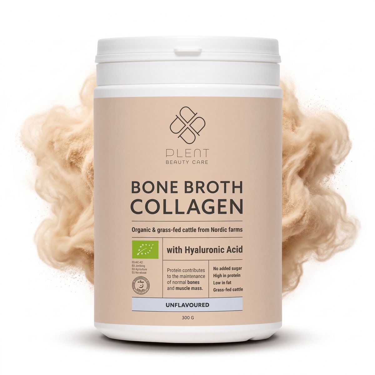 Plent Beauty - Bio Bone Broth Collagen - Unflavoured – 300 g