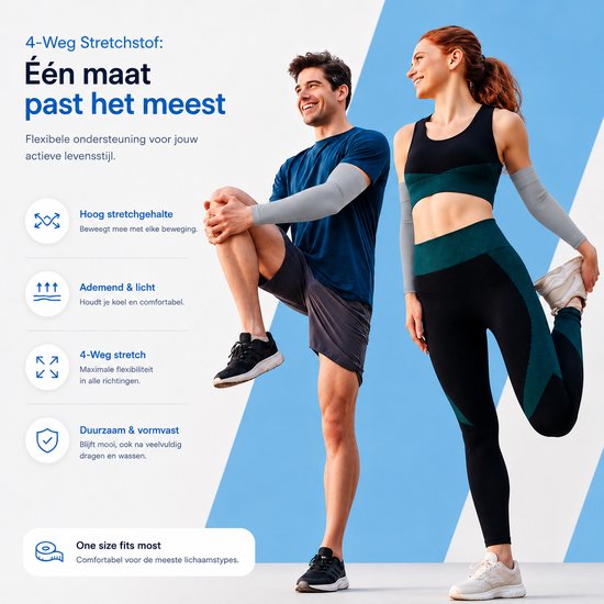 BOTC Arm Sleeve - Compressie Arm Mouwen - UV - Zonbescherming - werende mouwen - Grijs van BOTC — afbeelding 3
