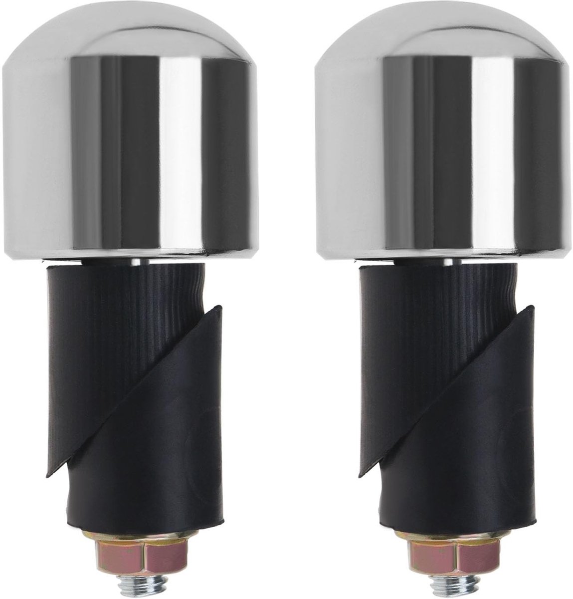 Dailygoods - Motorfiets Handvat Bar End Plugs voor Stuur met 22 mm Diameter