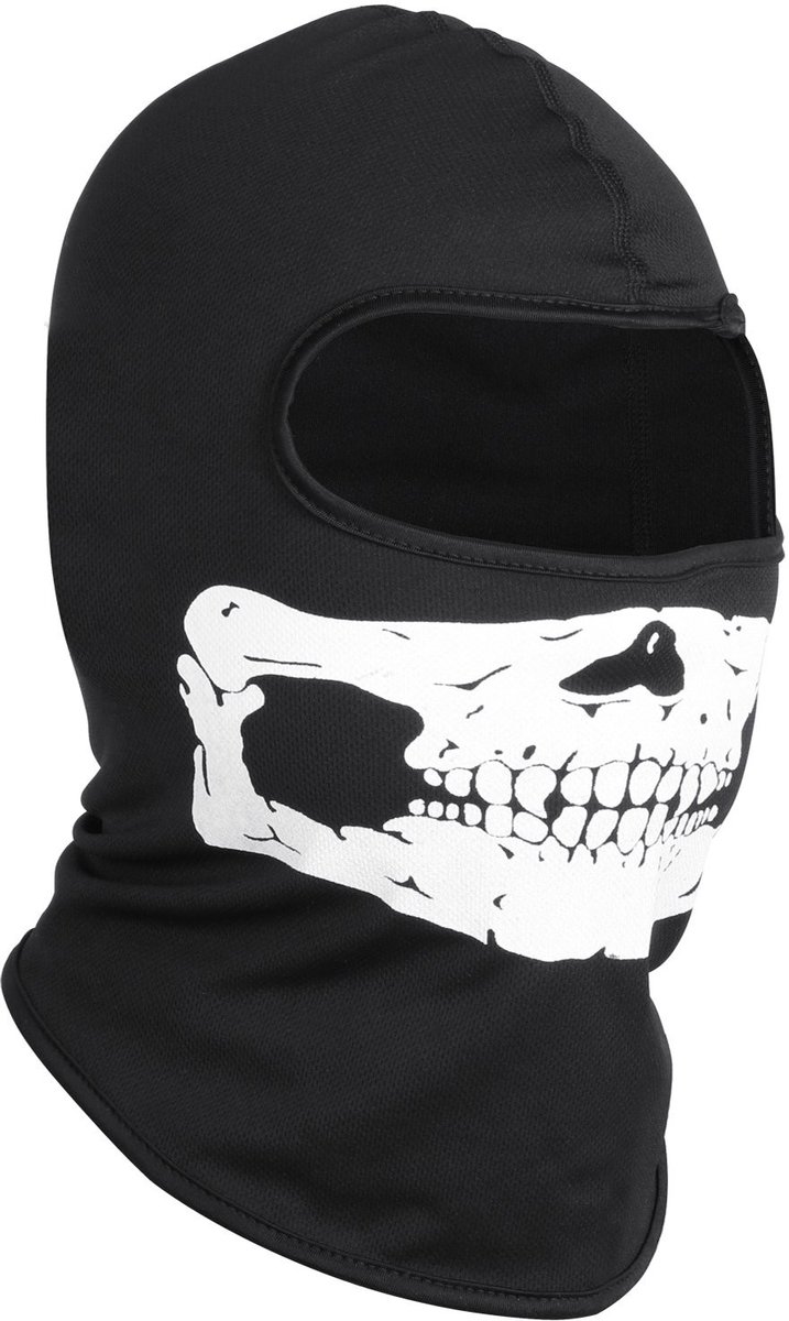 Dailygoods- Bivakmuts met Schedelprint - Bivakmuts Uniseks - Volledige Gezichtsbescherming - Ideaal voor Outdoor - Comfortabel en Rekbaar - Grote Uitsparing voor Ogen - Skull Mask