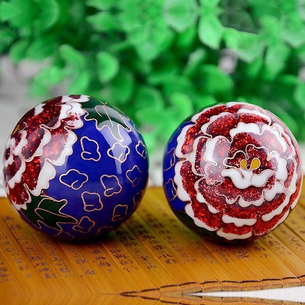 Hand Oefenballen - Chinese Ballen - Acupressuur Stimulatie - Met Belletjes - 50 mm Diameter - Meerdere Kleuren