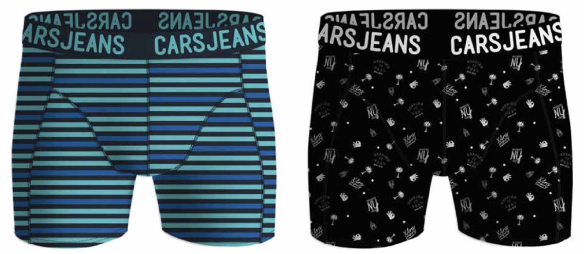 Cars Jeans Boxershort Niles Jr. 2-Pack - Jongens