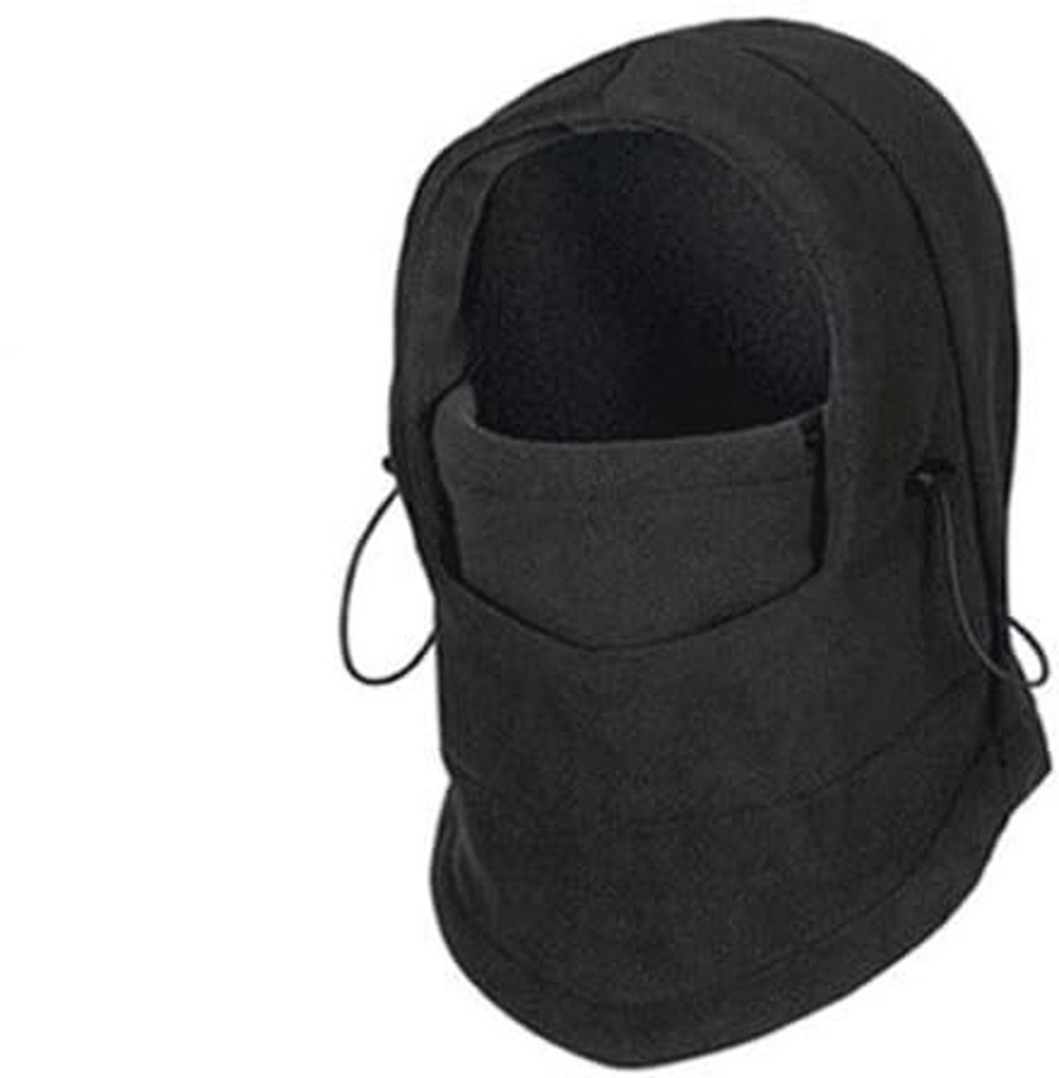 Dailygoods- Sportmasker met ventilatiesysteem - Bivakmuts - Nekwarmer - Winddicht - Neopreen/Fleece - Afmetingen 50 x 23 cm
