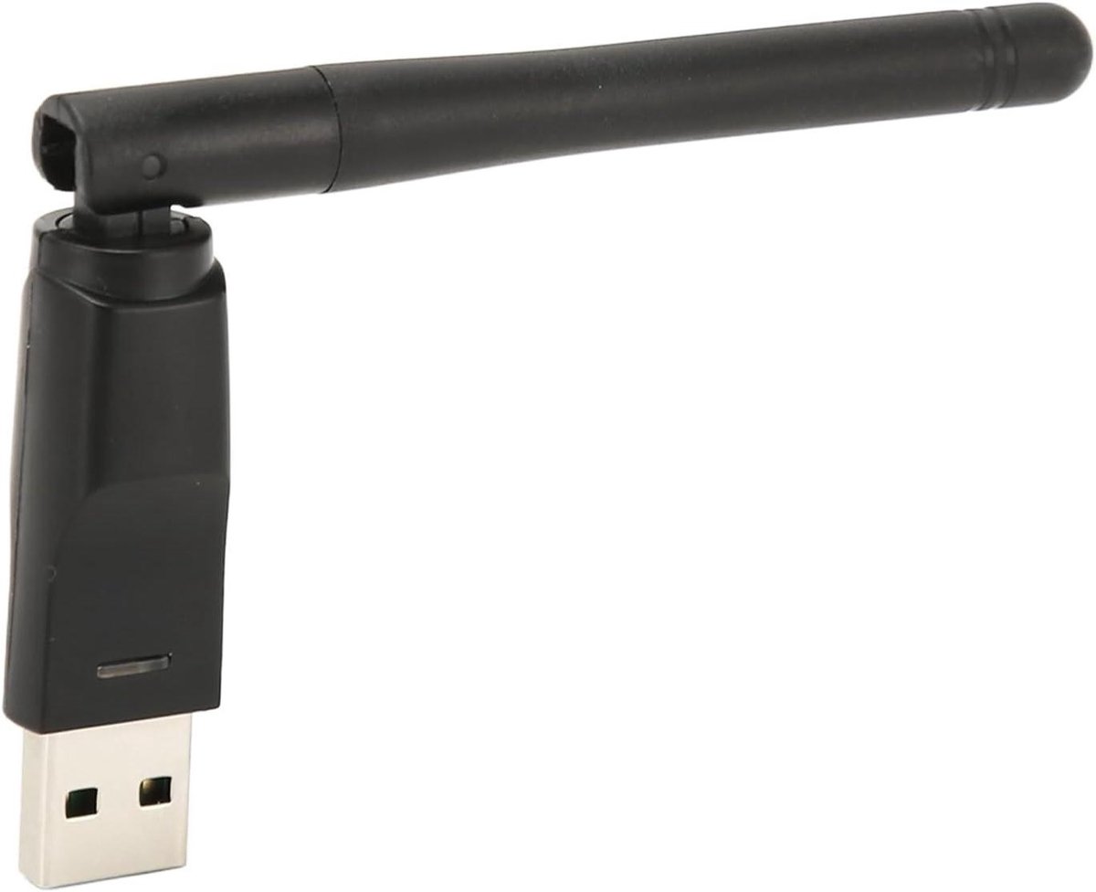Draadloze USB WiFi - Netwerkkaart Adapter - Internet Verbeteren - 150 Mbps Snelheid - Geïntegreerde Antenne - Zwart