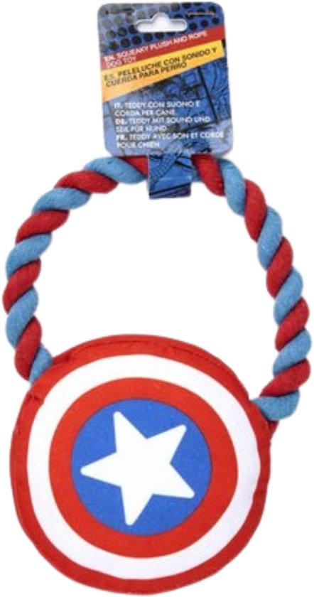 Avengers Hondenspeeltje - Piepend Pluche Touw - Large