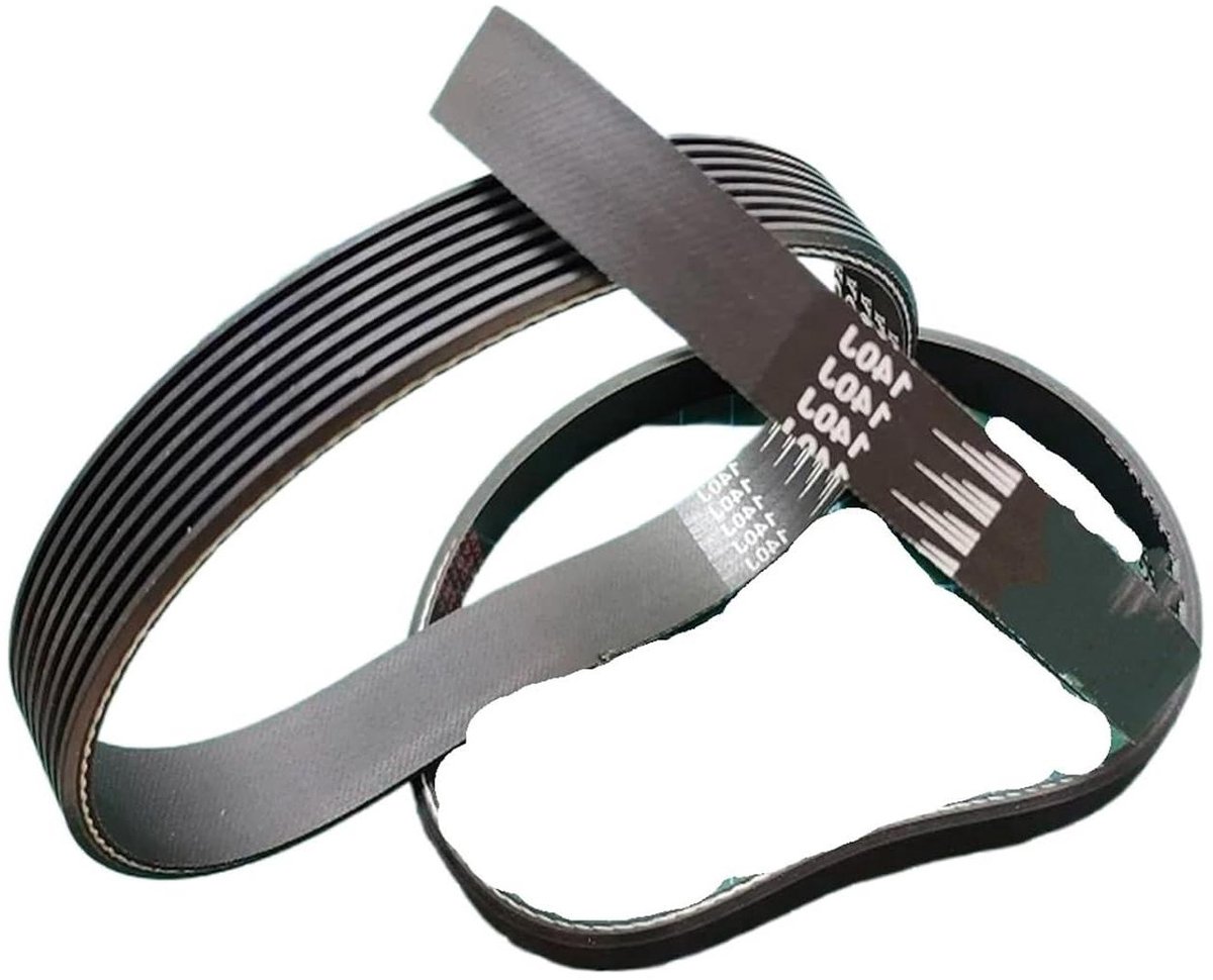Aandrijfriem - Geribbelde riem - Motoronderhoud - Slijtvast rubber - 140J PJ356 - Zwart