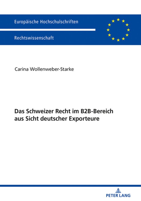 Europaeische Hochschulschriften Recht 6040 - Das Schweizer R ... - cover