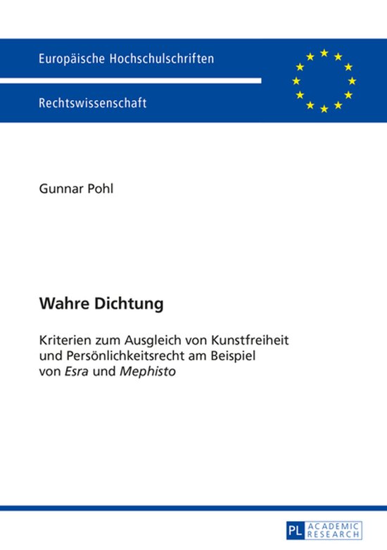 Europaeische Hochschulschriften Recht 5651 - Wahre Dichtung - cover