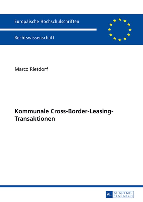Europaeische Hochschulschriften Recht 5615 - Kommunale Cross ... - cover