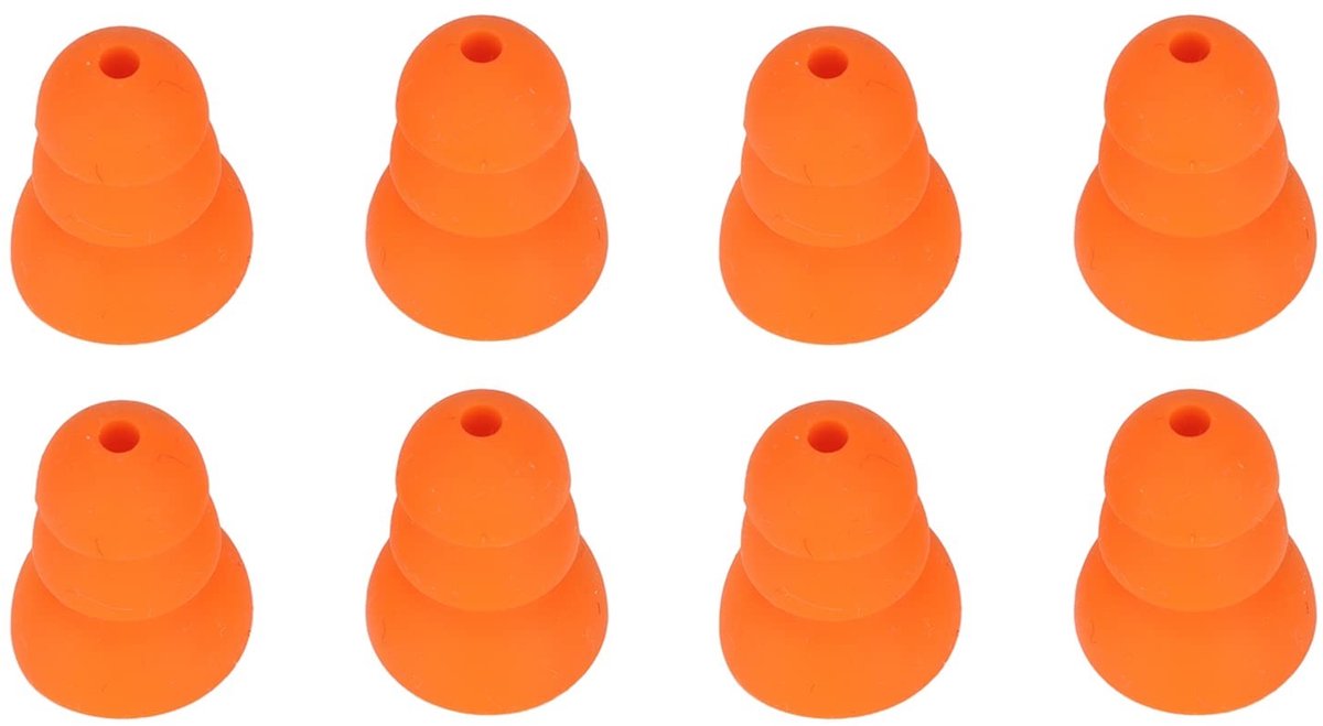 Dailygoods - Siliconen Oordopjes - Geluidsisolatie - Aangepaste Pasvorm - Comfortabel - 4 Paar - Geschikt voor Shure SE846 SE535 SE215 - Compact