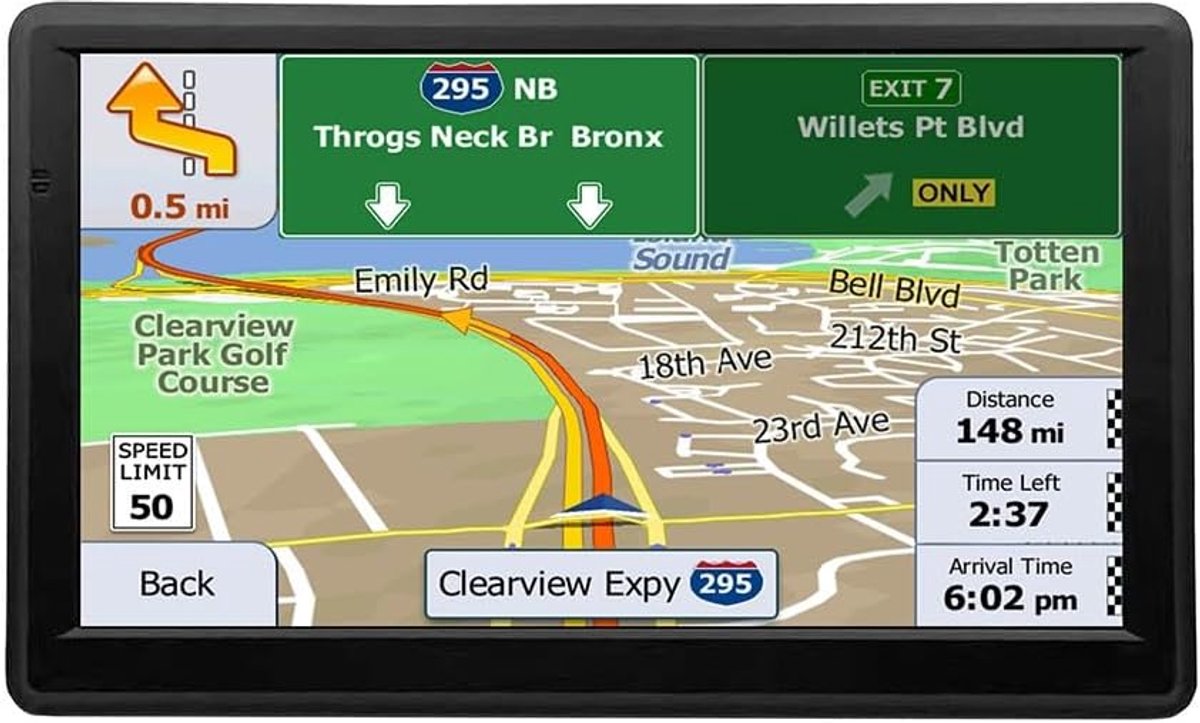 GPS Navigator - Navigatiesysteem Auto - Europa Navigeren - HD Touchscreen - 7 Inch - Zwart – foto 7