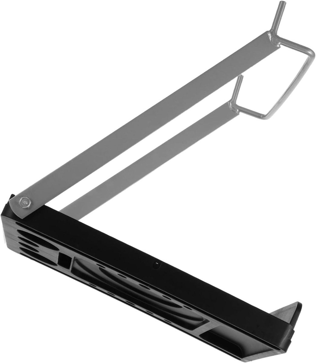Opvouwbare Gereedschapsbak - Ladder Opbergrek - Veilig Werken - Antislip Platform - 35x27 cm - Zwart