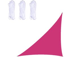 Schaduwdoek Driehoekig - Zonnedoek Luifel - Terras Zomerklaar - Waterdicht UV Blok - 5 x 5 x 7.1 m - Grijs