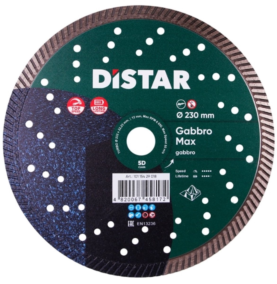 DiStar Diamantschijf Gabbro Max Graniet – 125x22,23 mm