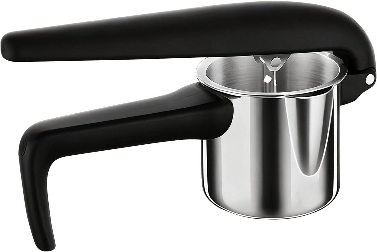 Citroenpers - Handpers Sapextractor - Fruitsap Maken - Efficiënte Sapextractie - 28 cm - Zilver