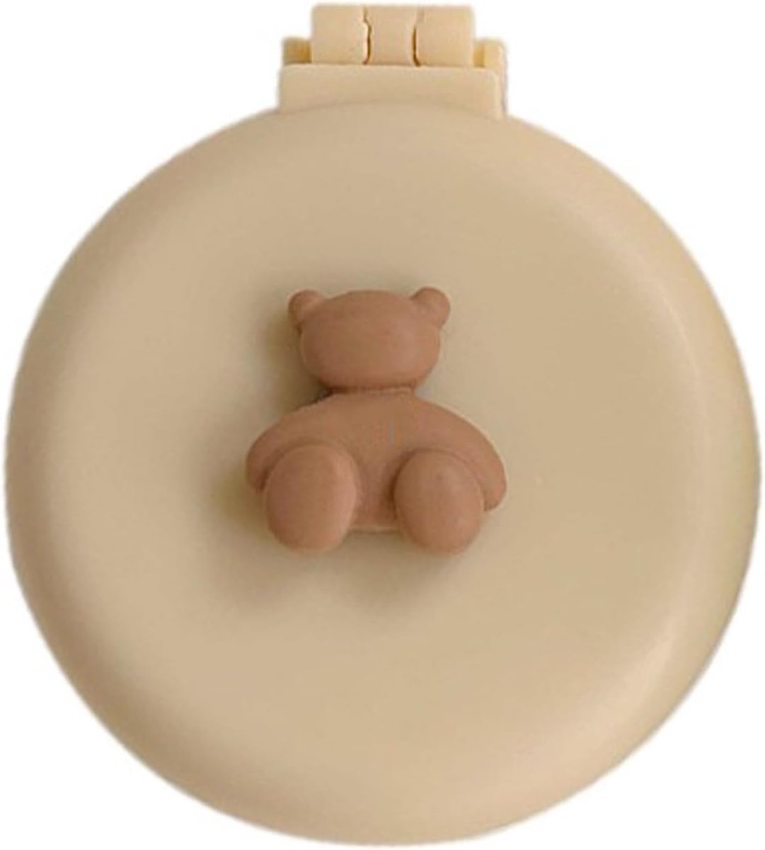 Compacte Reismirror Haarborstel, Vouwbare Rond Haarborstel met Spiegel - Ideaal voor Vrouwen en Meisjes, Perfect als Cadeau en Voor Onderweg